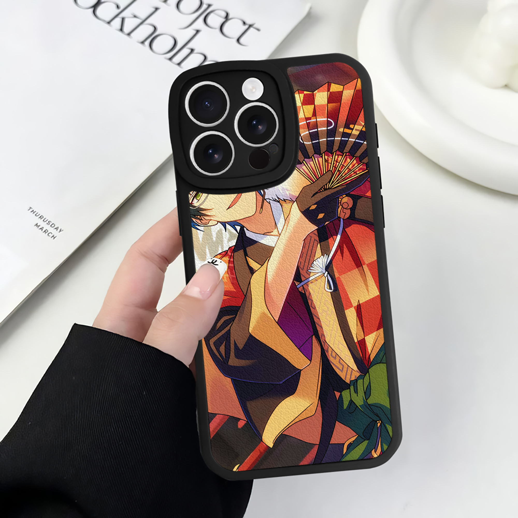 （画像用） あんさんぶるスターズ! Ensemble Stars 【iPhone 16シリーズ対応】シリコンスマホケース（レザー調） 材質：シリコン